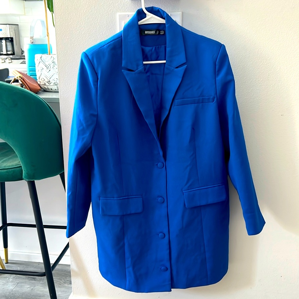Blue Blazer DRESS! 👗 💙